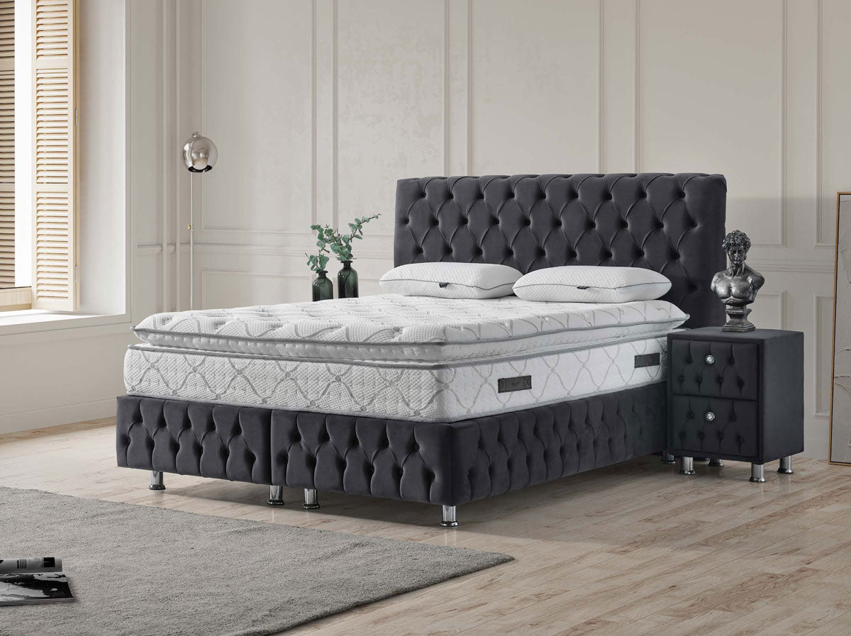 BOXSPRINGBETT MILANO MIT PISA MATRATZE