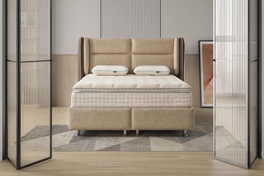 BOXSPRINGBETT ROMA MIT PISA MATRATZE