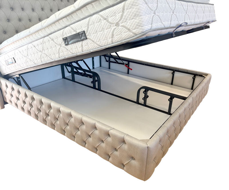 BOXSPRINGBETT VERONA MIT PISA MATRATZE